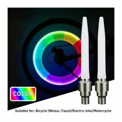 Couleur Colorée Capron De Tige De Valve Coloré Pour Vélo, Lampe De Pneu De Roue De Bicyclette, Néon MA33 - Avis / Test