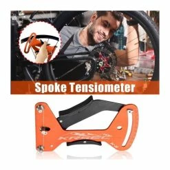 Pièce Détachée,KRSEC Indicateur Vélo Attrezi Mètre Tensiomètre Vélo Rayon Tension Roue Constructeurs Outil Vélo Rayon - - Avis / Test