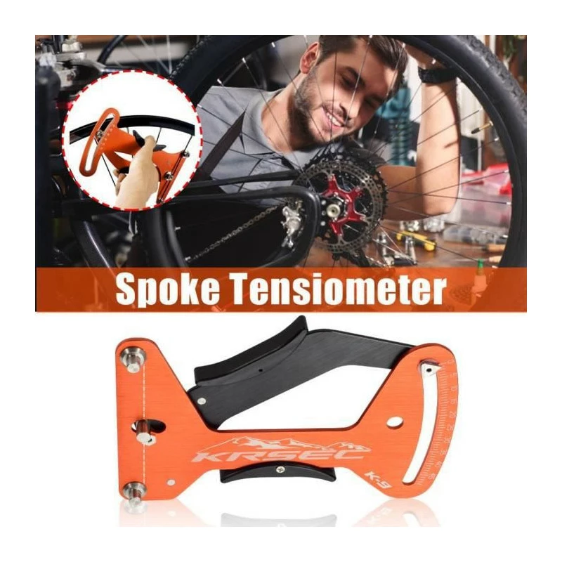 Pièce Détachée,KRSEC Indicateur Vélo Attrezi Mètre Tensiomètre Vélo Rayon Tension Roue Constructeurs Outil Vélo Rayon - - Avis / Test 3 Pièce Détachée,KRSEC Indicateur Vélo Attrezi Mètre Tensiomètre Vélo Rayon Tension Roue Constructeurs Outil Vélo Rayon - - Avis / Test