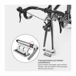 Support De Fixation De Fourche De Vélo - Support De Fixation De Fourche De Roue Avant- Argent - Avis / Test