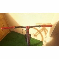 Vélo Urbain Rockrider -Accessoires auto pour vélo Boutique velo 275 single speed noir et rouge 4