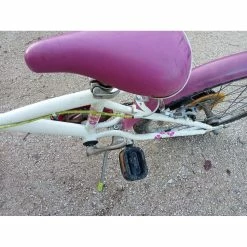 Vélo Urbain Autre Marque -Accessoires auto pour vélo Boutique velo fille 20 pouces decatlhon 100 percent girl rose et blanc 2