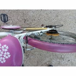 Vélo Urbain Autre Marque -Accessoires auto pour vélo Boutique velo fille 20 pouces decatlhon 100 percent girl rose et blanc 3