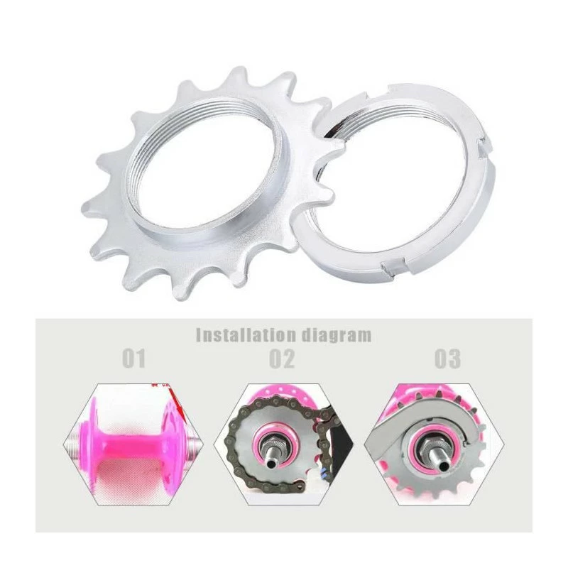 VINGVO Pignon à Une Vitesse Pièces De Pignons De Volant D'inertie à Roue Libre à Une Vitesse En Acier Durable Pour Vélo à - Avis / Test 3 VINGVO Pignon à Une Vitesse Pièces De Pignons De Volant D'inertie à Roue Libre à Une Vitesse En Acier Durable Pour Vélo à - Avis / Test