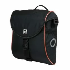 Willex Luxueux Magnifique- Sacoche De Vélo Bâche Porte Bagages Arrière- Sacoche De Roue Arrière300 S 12 L Noir Et Rouge - Avis / Test